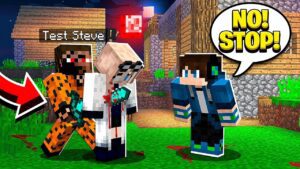 TEST STEVE IS ACTUALLY EVIL?! (Scary Survival EP47) - Gameplay, Kingdom Kids Zone, Minecraft - EYstreem