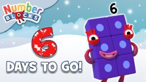 @Numberblocks- Countdown to #Christmas: 6 DAYS! | Learn to Count | Happy Holidays! - Kingdom Kids Zone, Little Learners - Numberblocks