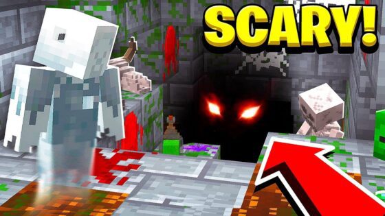 DISCOVERING THE CORRUPT CAVES! (Scary Survival EP45) - Gameplay, Kingdom Kids Zone, Minecraft - EYstreem