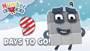 ​@Numberblocks- Countdown to #Christmas: 9 DAYS! | Learn to Count | Happy Holidays! - Kingdom Kids Zone, Little Learners - Numberblocks