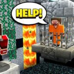 TEST STEVE IS TRAPPED IN THE CORRUPT CAVES! (Scary Survival EP46) - Gameplay, Kingdom Kids Zone, Minecraft - EYstreem