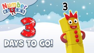 @Numberblocks- Countdown to #Christmas: 3 DAYS! | Learn to Count | Happy Holidays! - Kingdom Kids Zone, Little Learners - Numberblocks