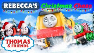 Rebecca's Christmas Chase 🎄Jingle Bells Sing-Along! 🎵🎄 Thomas & Friends UK 🎵🎄Christmas Songs - Kids TV Series, Kingdom Kids Zone - Thomas & Friends