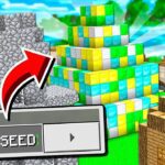 This SEED is SO GOOD I Was Accused of CHEATING in Minecraft! - Gameplay, Kingdom Kids Zone, Minecraft - EYstreem