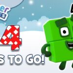 @Numberblocks- Countdown to #Christmas: 4 DAYS! | Learn to Count | Happy Holidays! - Kingdom Kids Zone, Little Learners - Numberblocks
