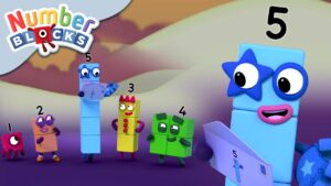 @Numberblocks- Five & Friends | Learn to Count - Kingdom Kids Zone, Little Learners - Numberblocks