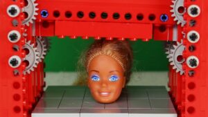 Lego Press vs Barbie Head and Other Things - Kids (6-9), Kingdom Kids Zone - Brick Experiment Channel