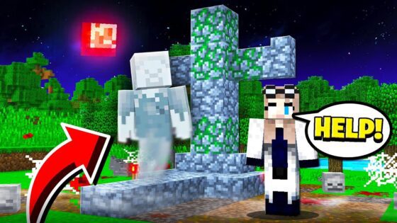 How to SPAWN SPIRIT STEVE in Minecraft! (Scary Survival EP44) - Gameplay, Kingdom Kids Zone, Minecraft - EYstreem