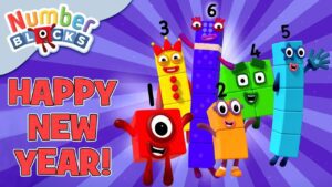 @Numberblocks- Happy New Year! | Numberblock Party | Learn to Count - Kingdom Kids Zone, Little Learners - Numberblocks