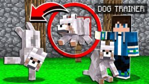How to TRAIN WOLVES to do TRICKS in Minecraft Tutorial! - Gameplay, Kingdom Kids Zone, Minecraft - EYstreem