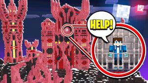 I AM TRAPPED IN THE CORRUPT CASTLE! (Scary Survival EP52) - Gameplay, Kingdom Kids Zone, Minecraft - EYstreem