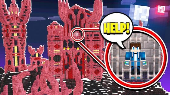 I AM TRAPPED IN THE CORRUPT CASTLE! (Scary Survival EP52) - Gameplay, Kingdom Kids Zone, Minecraft - EYstreem