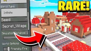 RARE MUSHROOM VILLAGE SEED in Minecraft! (Pocket Edition, PS4, Xbox, PC, Switch) - Gameplay, Kingdom Kids Zone, Minecraft - EYstreem