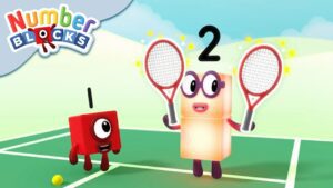 @Numberblocks- Two Tennis Rackets | Learn to Count - Kingdom Kids Zone, Little Learners - Numberblocks