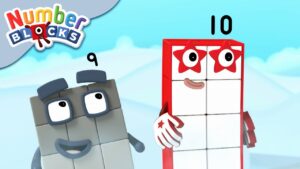 @Numberblocks- Big Turn, Block Mountain! | Learn to Count - Kingdom Kids Zone, Little Learners - Numberblocks