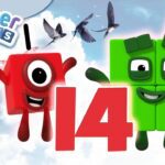 @Numberblocks- One & Four | Happy Valentine's Day | Learn to Count - Kingdom Kids Zone, Little Learners - Numberblocks