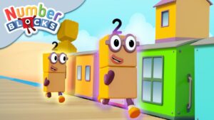 @Numberblocks- Runaway Train! | Learn to Count - Kingdom Kids Zone, Little Learners - Numberblocks