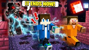 CORRUPT STEVE IS HUNTING ME in Minecraft! (Scary Survival EP56) - Gameplay, Kingdom Kids Zone, Minecraft - EYstreem