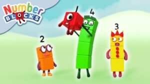 @Numberblocks- Party of Four | Learn to Count - Kingdom Kids Zone, Little Learners - Numberblocks