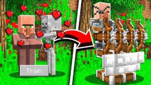 How to TRAIN VILLAGERS in Minecraft Tutorial! (Pocket Edition, Xbox, PC) - Gameplay, Kingdom Kids Zone, Minecraft - EYstreem
