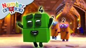 @Numberblocks- Secret Passageways | Learn to Count - Kingdom Kids Zone, Little Learners - Numberblocks