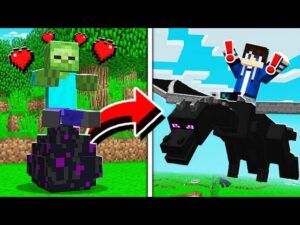 How to TAME and RIDE DRAGONS in Minecraft! (Pocket Edition, Xbox, PC) - Gameplay, Kingdom Kids Zone, Minecraft - EYstreem