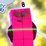 @Numberblocks – Radioactive Eight! | Learn to Count - Kingdom Kids Zone, Little Learners - Numberblocks