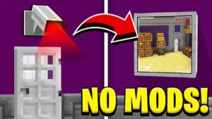 How to Make a WORKING SECURITY CAMERA in Minecraft! (NO MODS!) - Gameplay, Kingdom Kids Zone, Minecraft - EYstreem