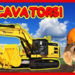 How Do Excavators Work? | Learn About Excavators and Hydraulics for Kids - Kingdom Kids Zone, Little Learners - Brain Candy TV