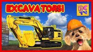 How Do Excavators Work? | Learn About Excavators and Hydraulics for Kids - Kingdom Kids Zone, Little Learners - Brain Candy TV