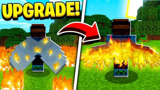 How to UPGRADE ELYTRA WINGS in Minecraft TUTORIAL! - Gameplay, Kingdom Kids Zone, Minecraft - EYstreem