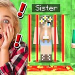 Saving My LITTLE SISTER From Slime PRISON in Minecraft! - Gameplay, Kingdom Kids Zone, Minecraft - EYstreem