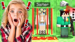 Saving My LITTLE SISTER From Slime PRISON in Minecraft! - Gameplay, Kingdom Kids Zone, Minecraft - EYstreem