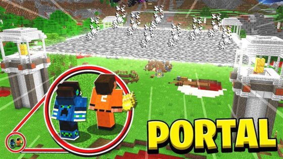 How to Make a Portal to the SPIRIT DIMENSION in Minecraft! (Scary Survival EP62) - Gameplay, Kingdom Kids Zone, Minecraft - EYstreem