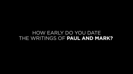 How Early Do You Date the Writings of Paul and Mark? - Q&A Sessions, Truth Seekers - drcraigvideos