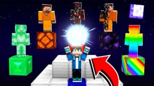 I FOUND THE WEAKNESS OF ALL STEVES in Minecraft! (Scary Survival EP67) - Gameplay, Kingdom Kids Zone, Minecraft - EYstreem