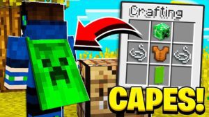 How to CRAFT CAPES in Minecraft Tutorial! (Pocket Edition, Xbox, PC) - Gameplay, Kingdom Kids Zone, Minecraft - EYstreem