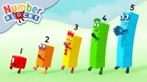 @Numberblocks- Five Band March | Learn to Count - Kingdom Kids Zone, Little Learners - Numberblocks