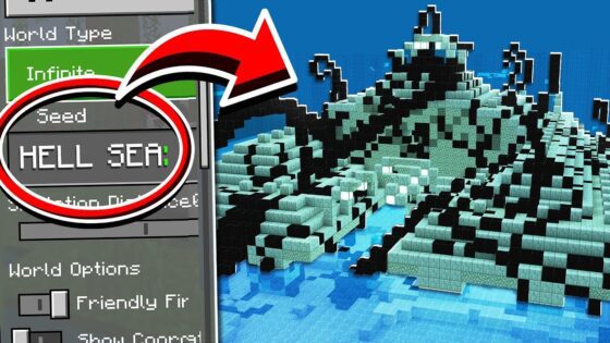 CURSED OCEAN MONUMENT SEED in Minecraft! (Scary Survival EP71) - Gameplay, Kingdom Kids Zone, Minecraft - EYstreem