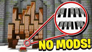 How to Make a WORKING PIANO in Minecraft! (NO MODS!) - Gameplay, Kingdom Kids Zone, Minecraft - EYstreem