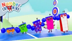 @Numberblocks- Team All Stars! | Learn to Count - Kingdom Kids Zone, Little Learners - Numberblocks