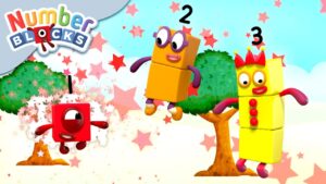 @Numberblocks- The Three Musketeers! | Learn to Count - Kingdom Kids Zone, Little Learners - Numberblocks