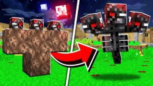 How to Spawn the CURSED WITHER in Minecraft! (Scary Survival EP73) - Gameplay, Kingdom Kids Zone, Minecraft - EYstreem