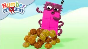 @Numberblocks- Seven Fluffies vs Octoblock | Learn to Count - Kingdom Kids Zone, Little Learners - Numberblocks