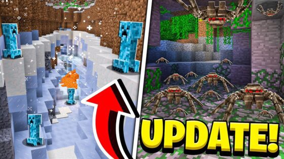 How to Get NEW CAVE UPDATE in Minecraft! - Gameplay, Kingdom Kids Zone, Minecraft - EYstreem