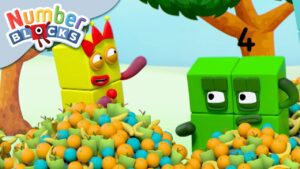 @Numberblocks- Fruit Salad | Learn to Count - Kingdom Kids Zone, Little Learners - Numberblocks