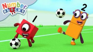 @Numberblocks- Football Practice | Learn to Count - Kingdom Kids Zone, Little Learners - Numberblocks