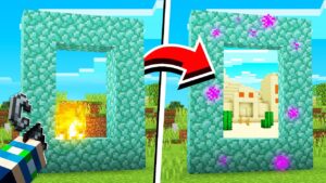 How to Turn ANYTHING INTO A PORTAL in Minecraft! (NO MODS!) - Gameplay, Kingdom Kids Zone, Minecraft - EYstreem