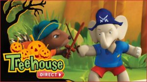 Babar and the Adventures of Badou 🎃 Halloween Special: Pirate Adventure! - Kids TV Series, Kingdom Kids Zone - Treehouse Direct