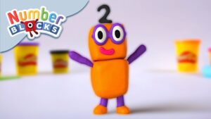 @Numberblocks – Number Two | Play-Doh - Kingdom Kids Zone, Little Learners - Numberblocks